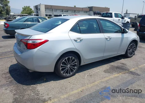 2015 Toyota Corolla S Plus z USA, uszkodzony, nr VIN 2T1BURHE6FC411791